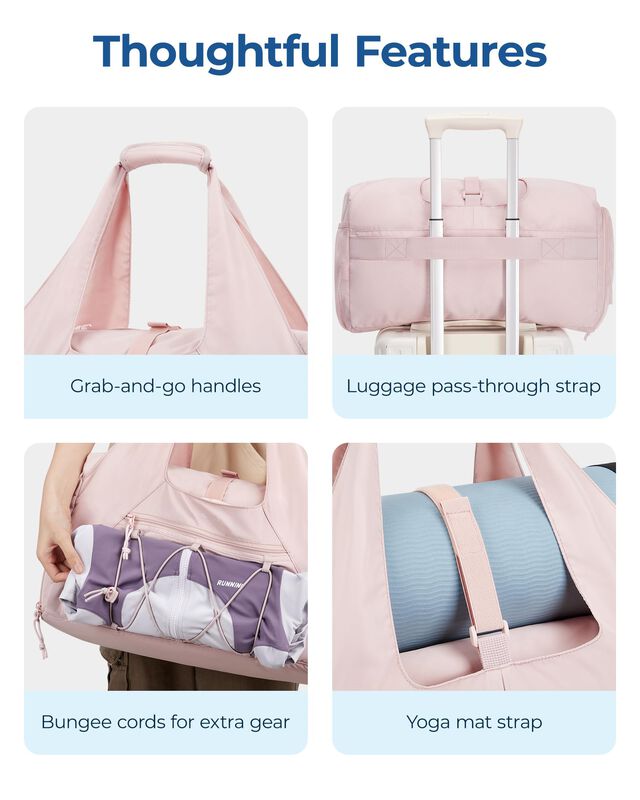 Bolsa Deportiva Bagsmart Para Mujer, Ligera, Co... image number null