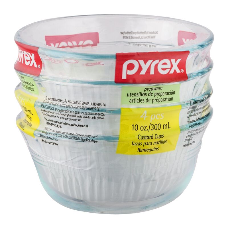 Juego de 4 Tazas para Hornear Pyrex 300 ml image number null