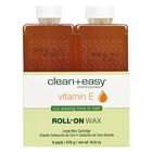 Roll-on Wax Clean & Easy Vit E, Paquete De 6 Recambios Grandes, 500 Ml