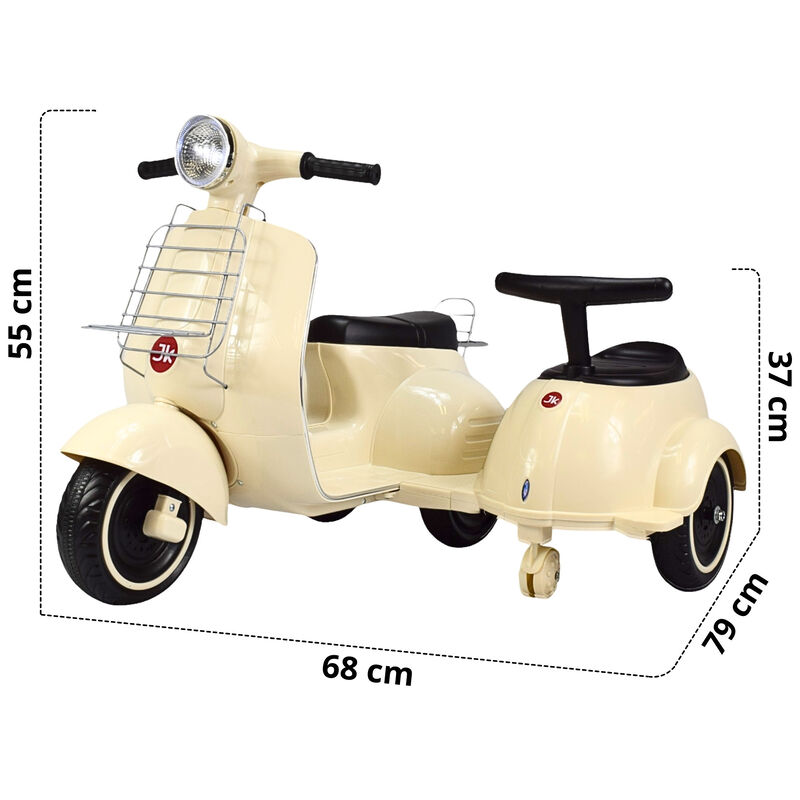 Motocicleta Montable Electrica Doble Asiento So... image number null
