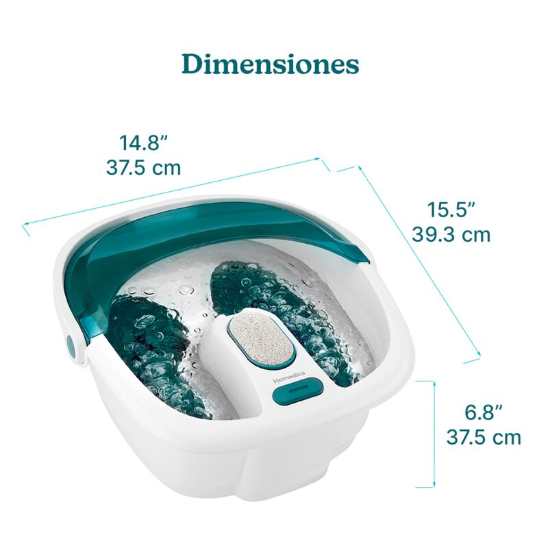 Spa De Pies Homedics Con Masaje De Burbujas, Ro... image number null