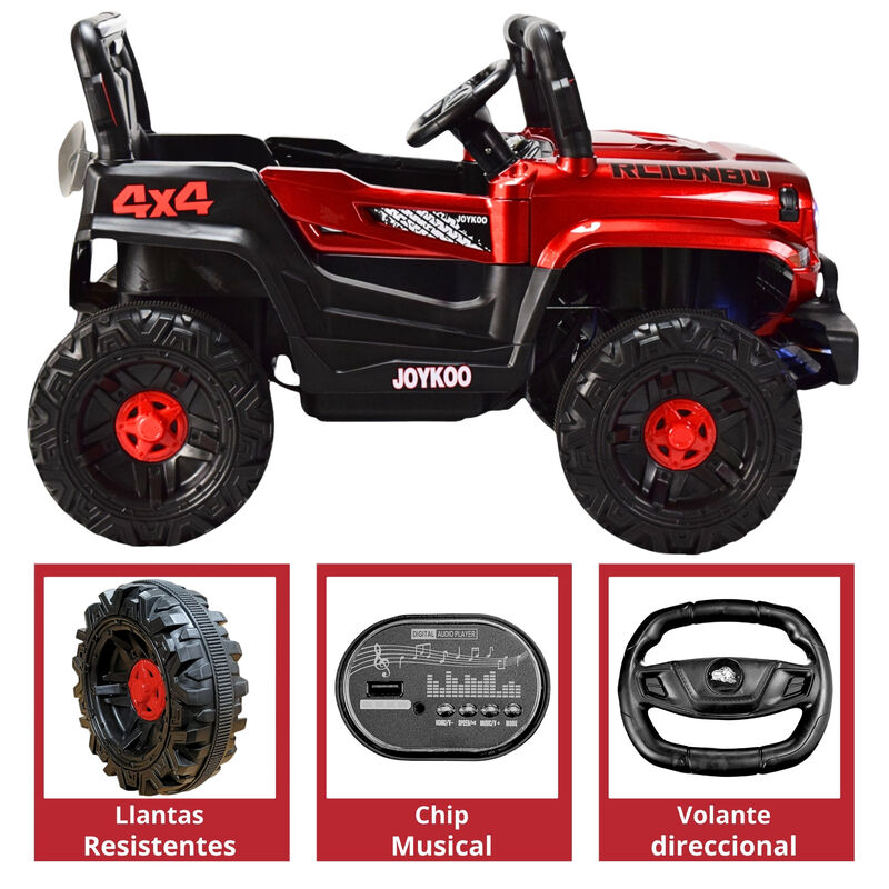 Montable Electrico Camioneta 4x4 Control Remoto... image number null