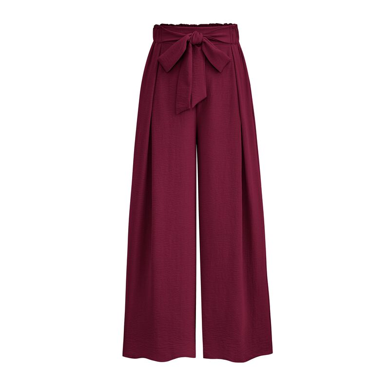 Pantalones Palazzo Prettygarden Vino image number null