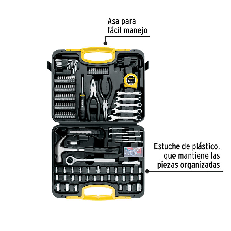 Juego de 133 Herramientas Pretul image number null