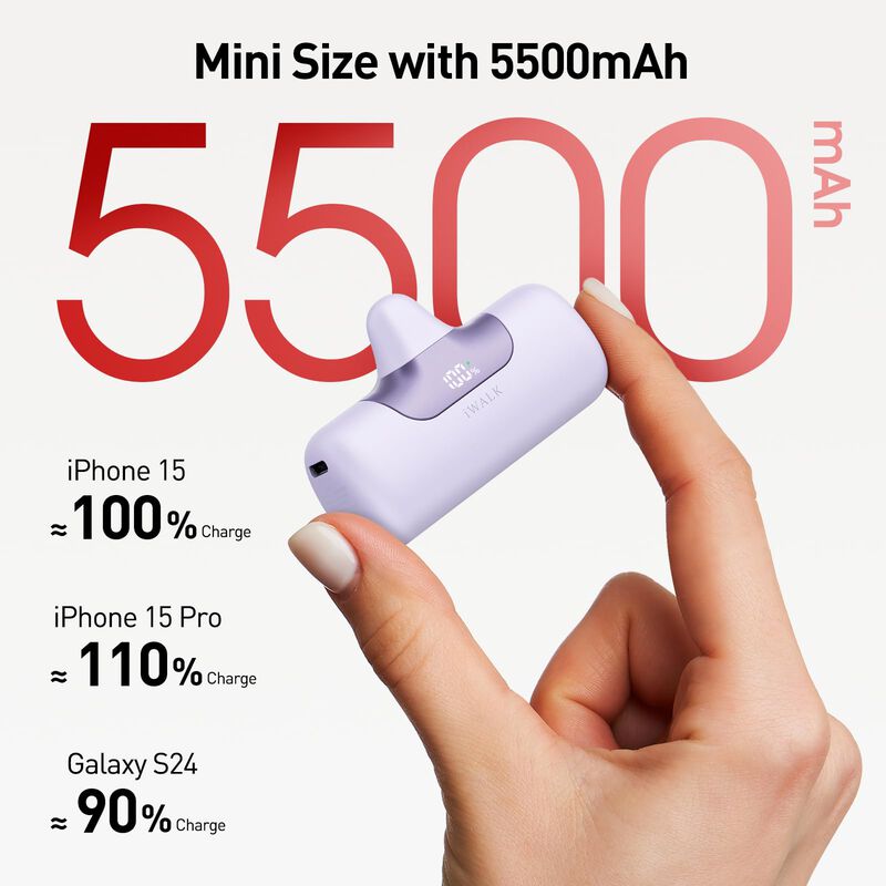 Cargador Port&aacute;til Iwalk 5500 Mah 22,5 W De Carg... image number null