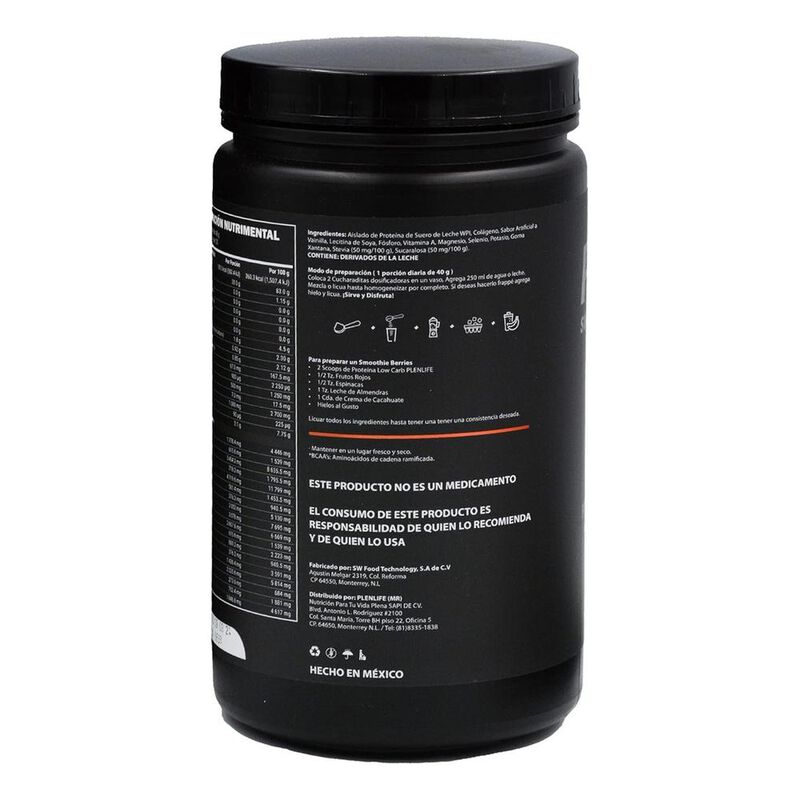 Plenlife Prote&iacute;na Baja En Carbohidratos - Bote ... image number null