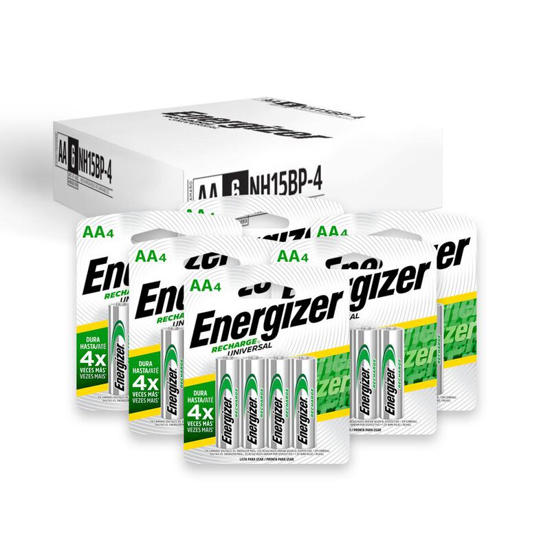 Pilas Recargables Energizer Aa 2000 Mah Blister... image number null