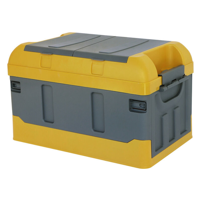 Caja Almacenamiento Plegable Amarillo con Gris image number null