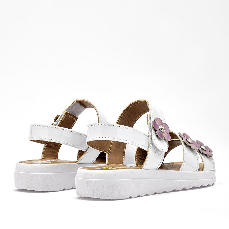 Pato kids sandalia para ni&ntilde;a blanco cod 140388-... image number null