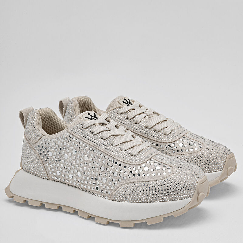 Clasben Tenis urbano para mujer late plata image number null