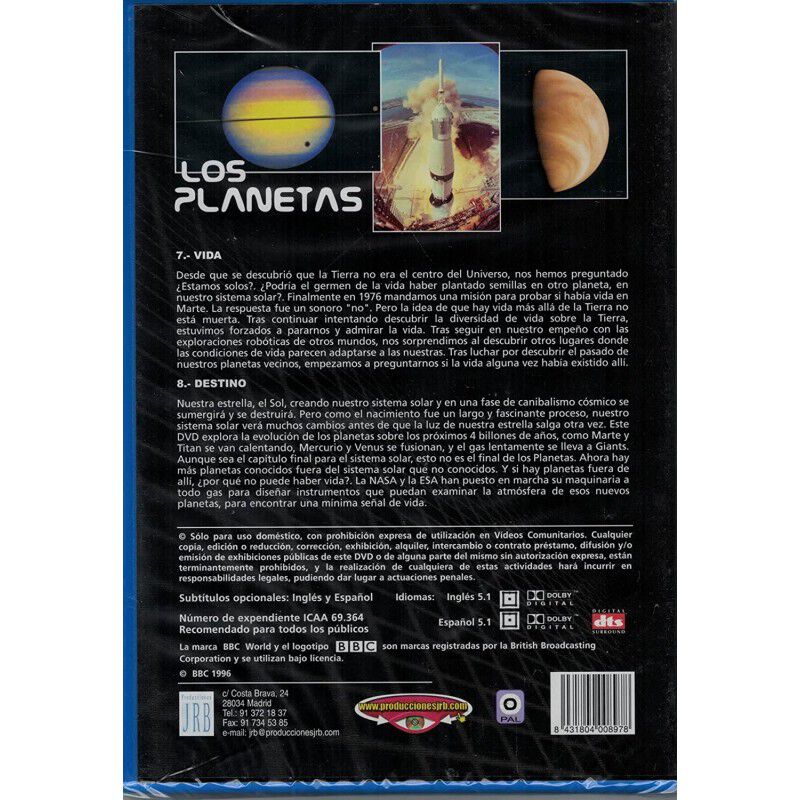 Los Planetas 4 - Vida, Destino [DVD] image number null