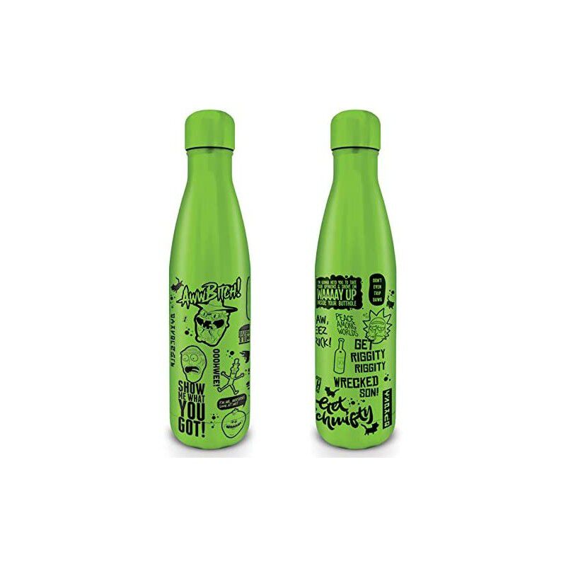 Botella Rick & Morty Frases de la Serie Alumini... image number null
