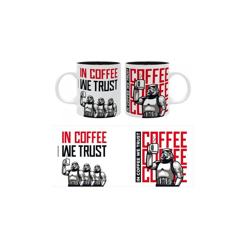 Taza "In Coffee We Trust" &mdash; Stormtrooper origin... image number null