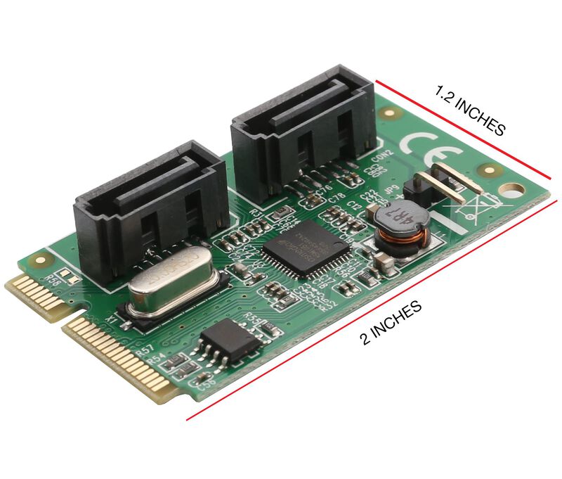 Tarjeta Controladora Mini Pcie A Sata Iii Syba ... image number null