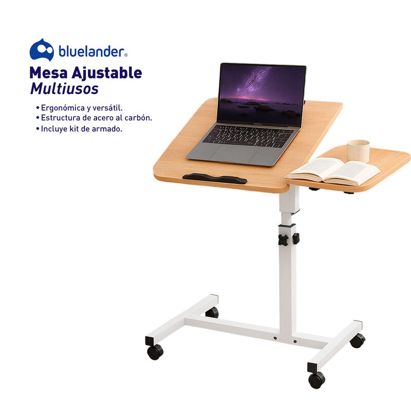 Mesa para Laptop con Altura Ajustable, Escritor... image number null