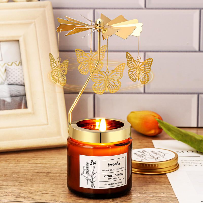 Vela Jumbow Absord Con Aroma A Lavanda Y Soport... image number null