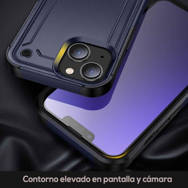 Funda TEKKU Tough cover para iPhone 15 Azul image number null