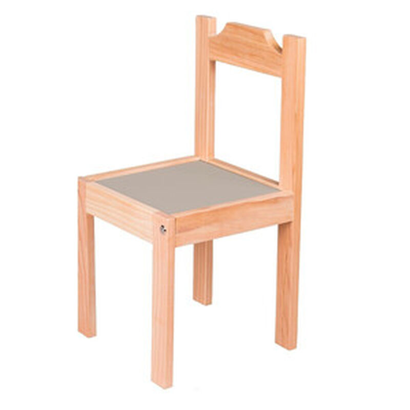 Duduk Silla de Madera Barnizada para Ni&ntilde;os Pequ... image number null