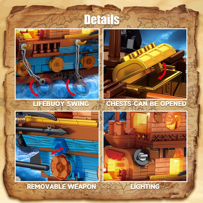 Bloques De Construcci&oacute;n Toy Player 916 Piezas C... image number null