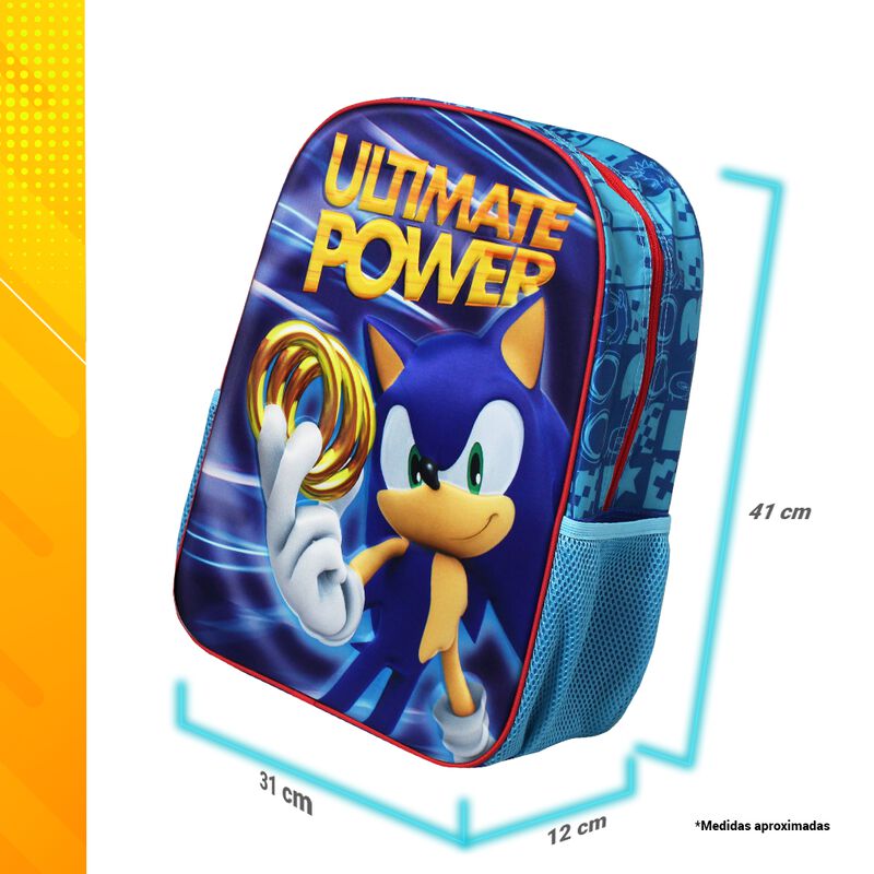 Mochila Edición Sonic Escolar image number null