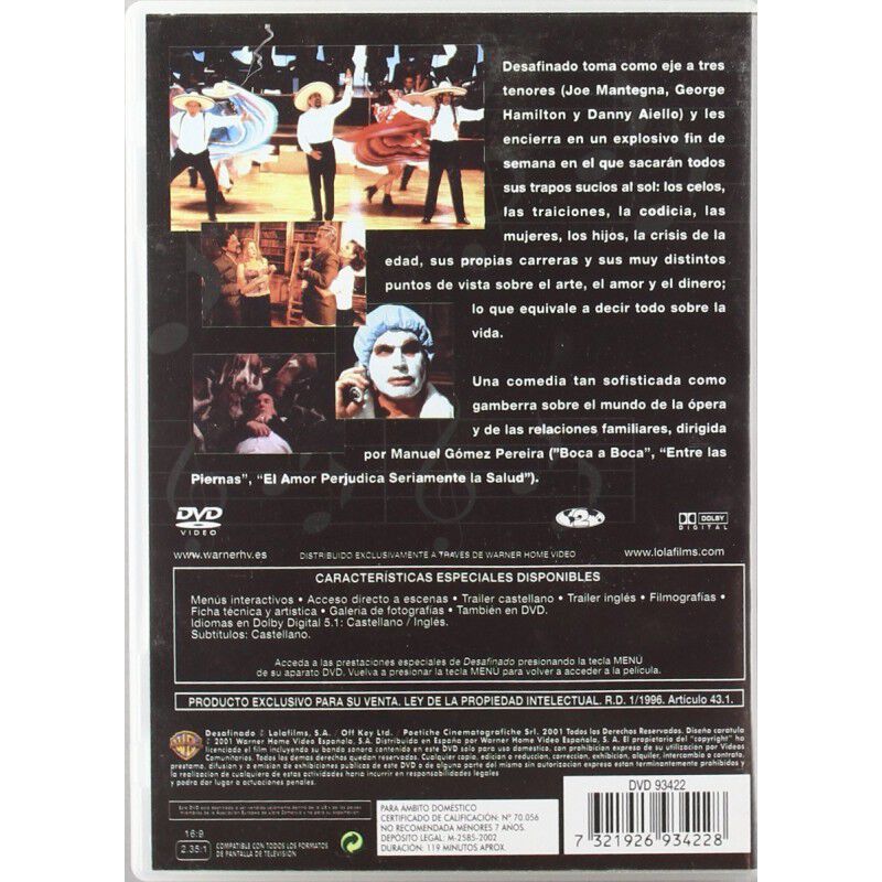 Desafinado [dvd] (2001) Desafinado (off-key) image number null