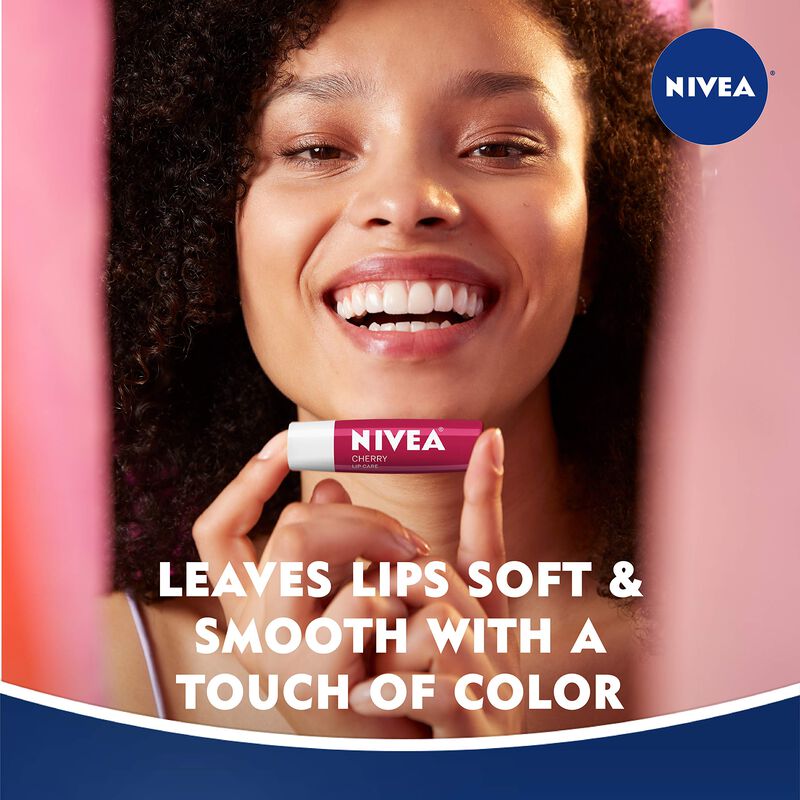 B&aacute;lsamo Labial Nivea Cherry Tinted Lip Care, Pa... image number null