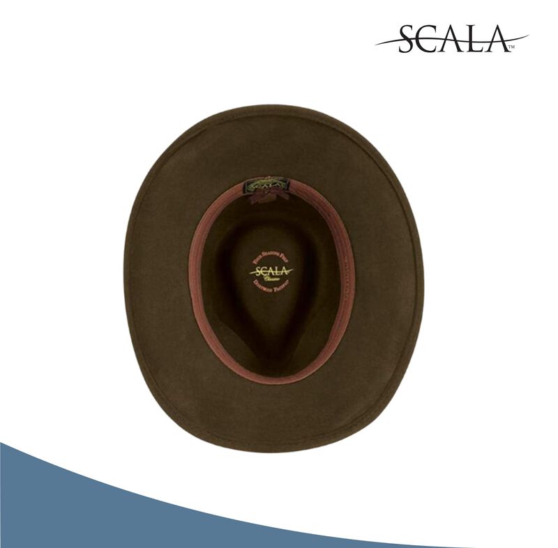 Sombrero Scala Classico De Fieltro Aplastable O... image number null