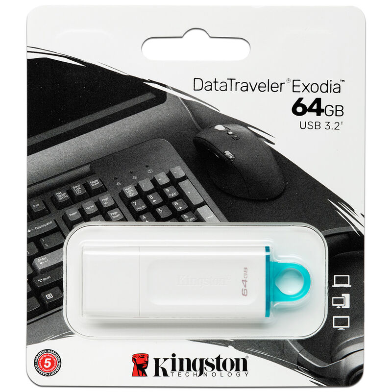 Unidad Flash USB 3.2 Kingston DataTraveler Exod... image number null