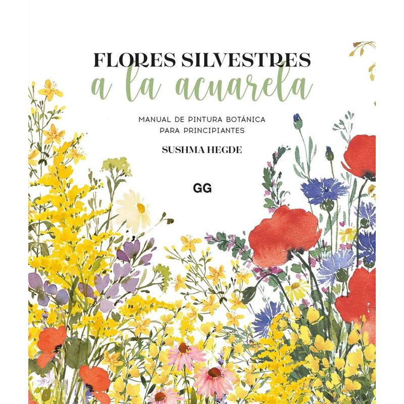 Flores silvestres a la acuarela. Manual de pint... image number null