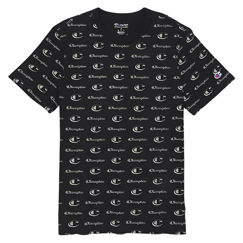 Playera Champion Classic Logo AOP para Hombre image number null