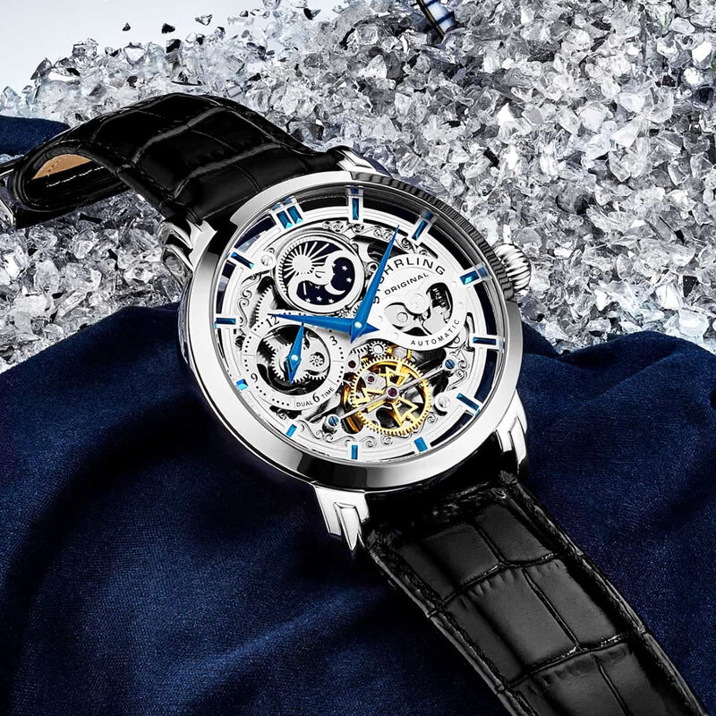 Reloj Stuhrling para hombre 371.01 autom&aacute;tico S... image number null