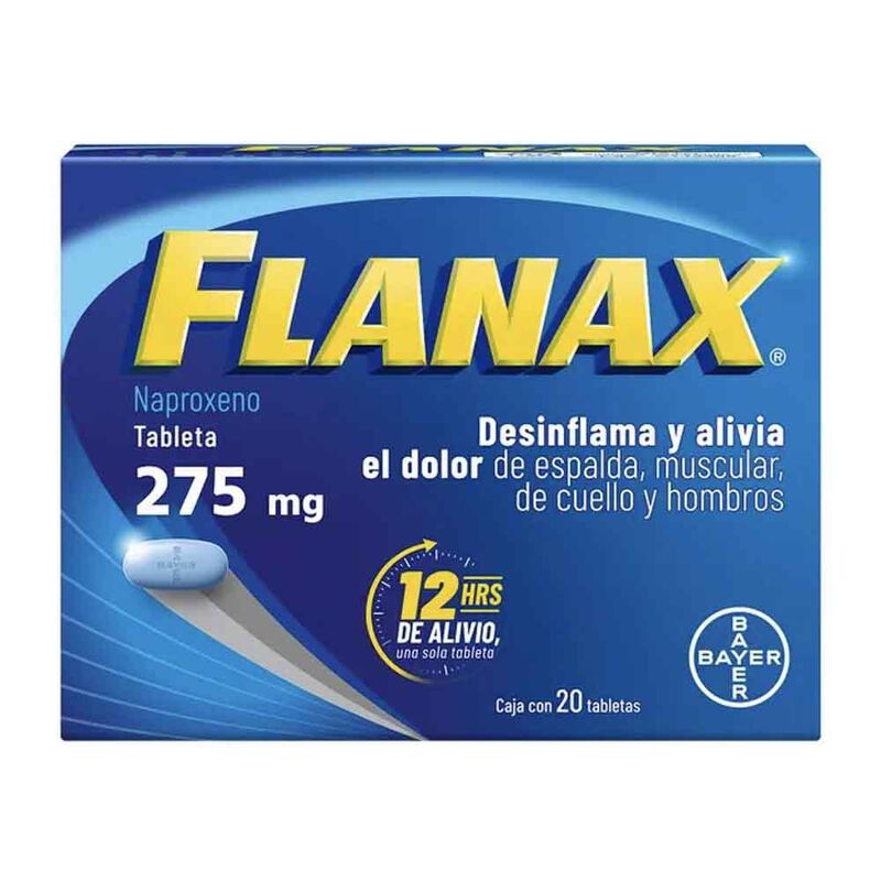 Flanax 275 Caja Con 20 Tabletas image number null
