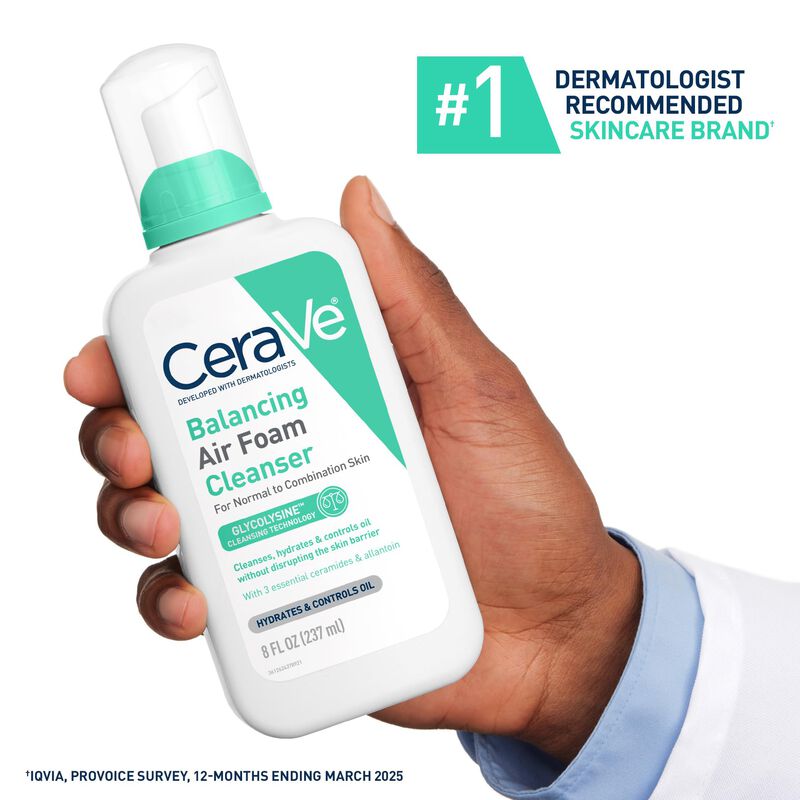 Limpiador Facial Espumoso Cerave Balancing Air ... image number null
