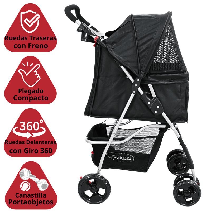 Carriola para Mascotas Cochecito para Perros y ... image number null