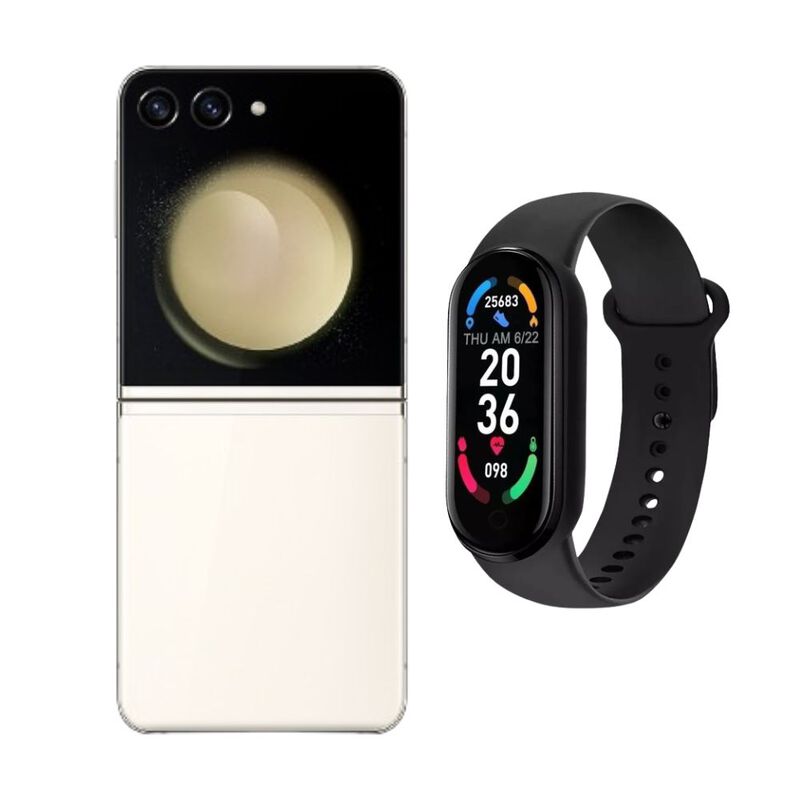 Galaxy Z Flip 5 256GB Crema Reacondicionado + B... image number null