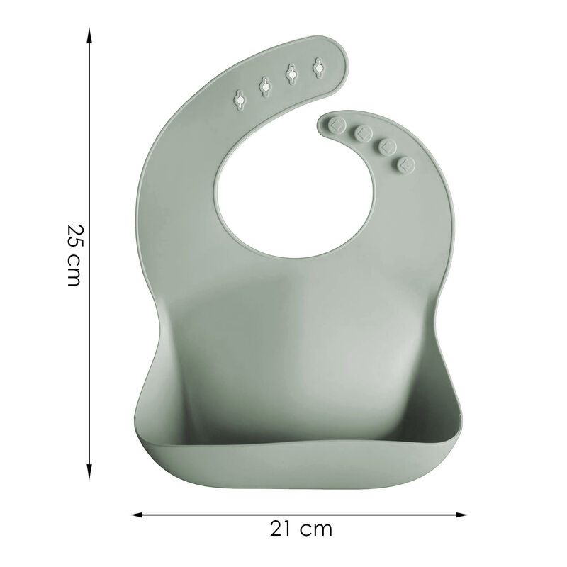 Juego de babero y accesorios de silicón Aquila ... image number null