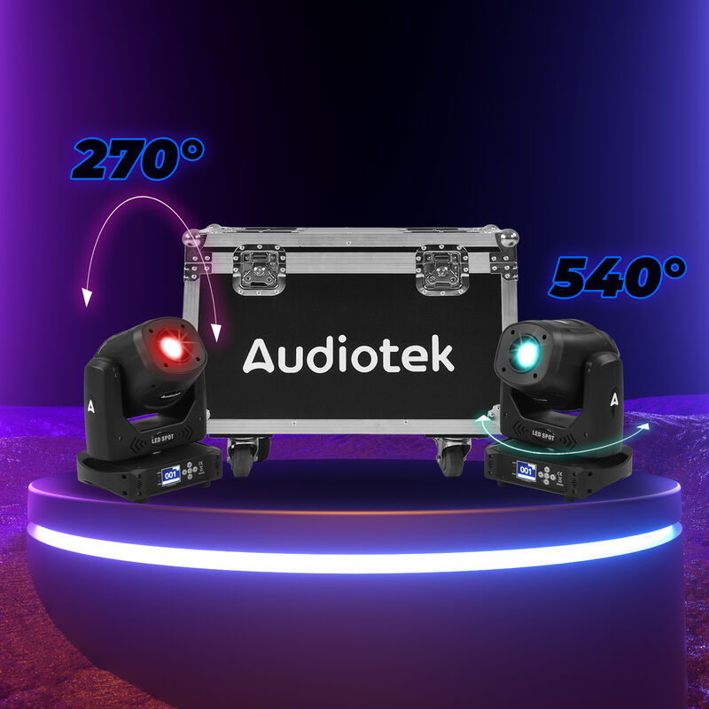 Kit 2 Cabezas Móviles Beam 7r Robóticas 150w + ... image number null