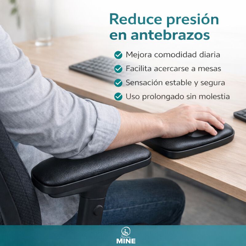 Repuesto Par de Descansabrazos Silla Ruedas Aco... image number null