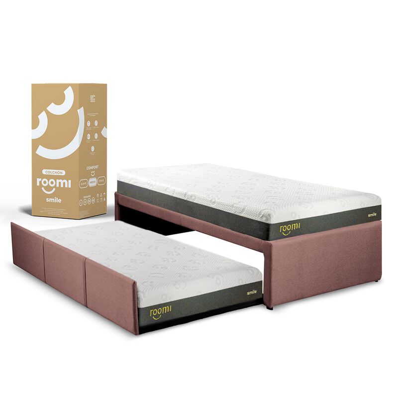 Colch&oacute;n Individual Smile 2 Pack + Cama Canguro ... image number null