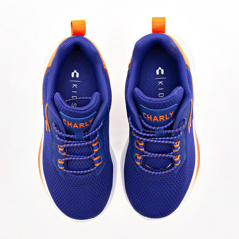 Charly Tenis urbano para ni&ntilde;o marino naranja, r... image number null