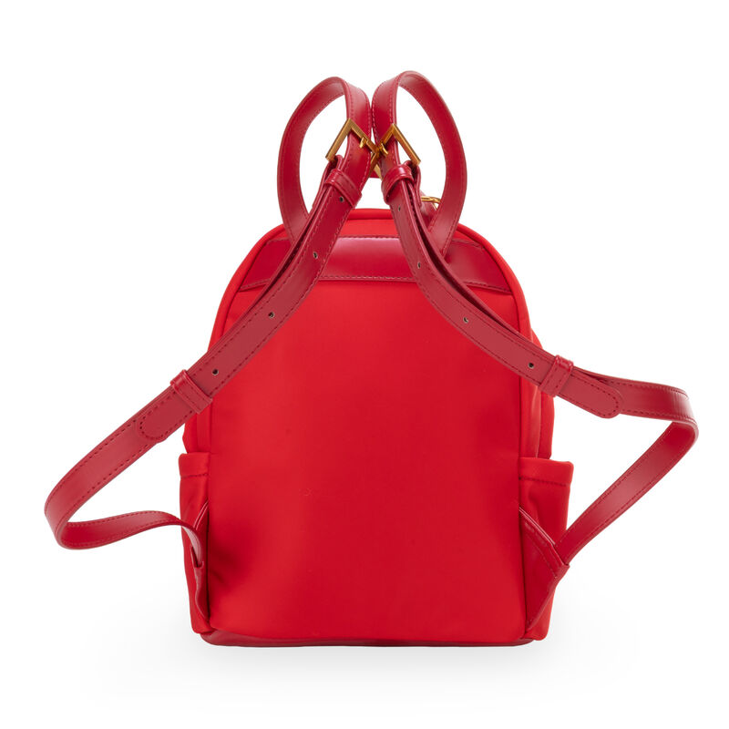 Mochila Mediana Con Charm Decorativo Color Rojo image number null