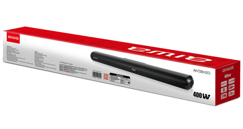 Barra de sonido Sound Bar 2.0 Bluetooth 400 W -... image number null