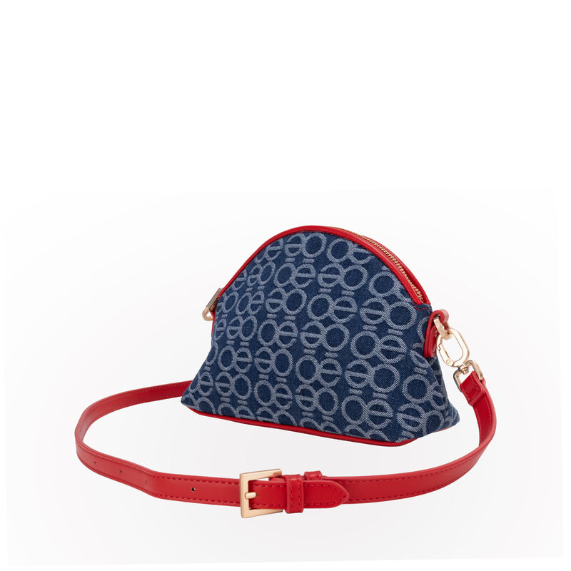 Bolsa Hobo Grande Con Charm Color Rojo image number null