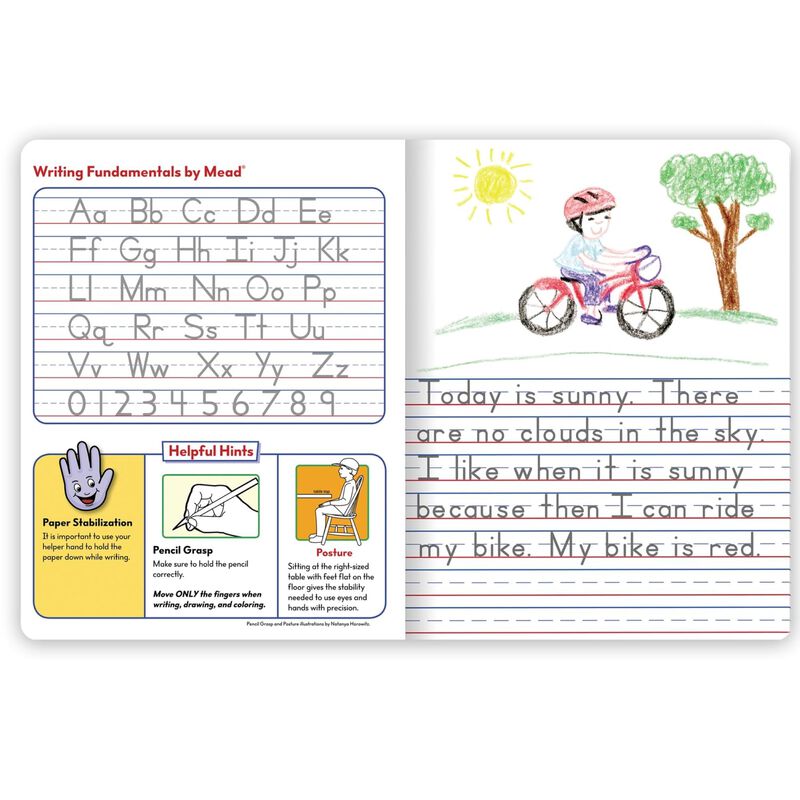 Cuaderno Mead Primary Journal, Media P&aacute;gina, Ra... image number null