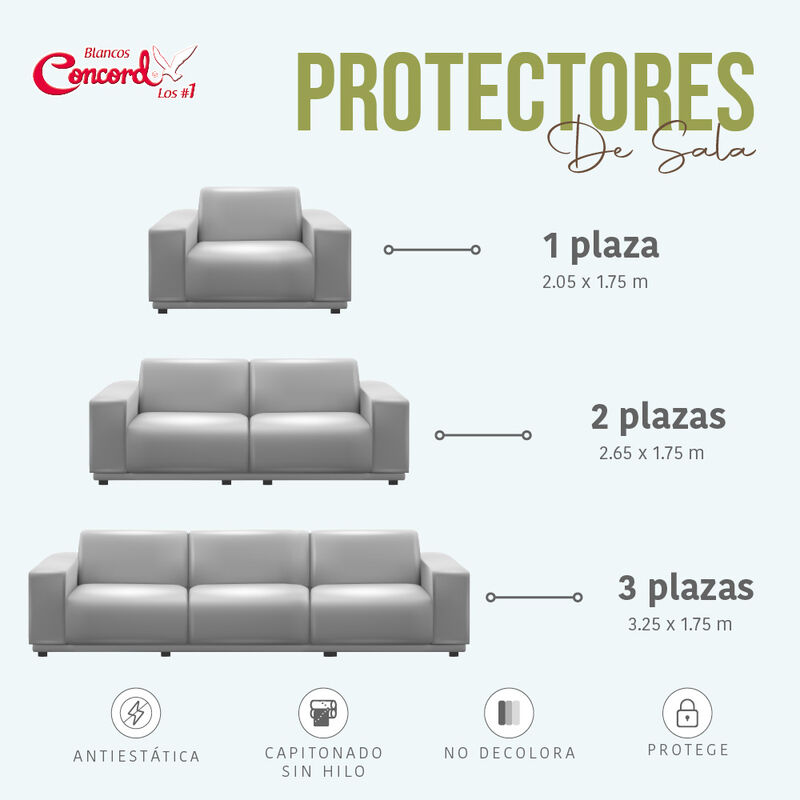 PROTECTOR SALA NEO CAF&Eacute; 3 PLAZAS image number null