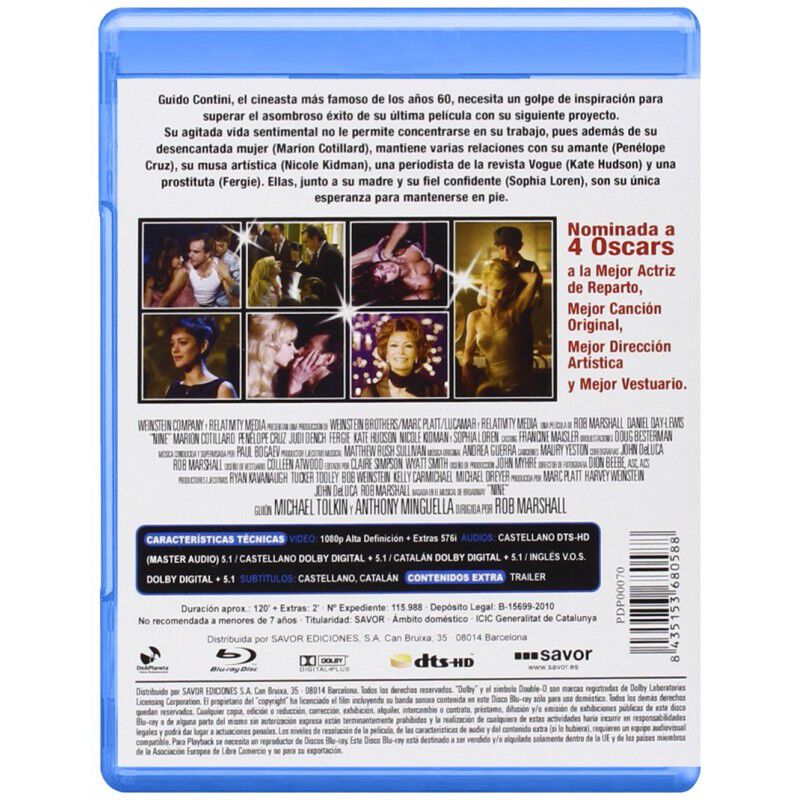 Nueve (blu-ray) image number null