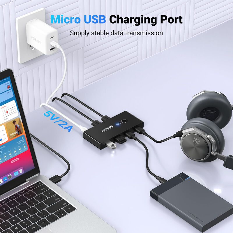 Selector De Interruptores Usb Ugreen Para 2 Ord... image number null