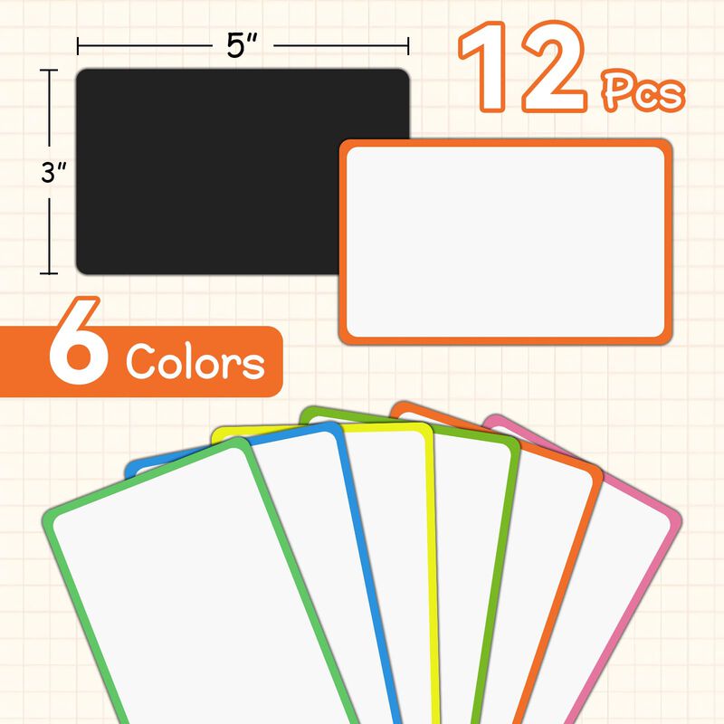 Imanes borrables Jingzhan 3 &times; 5 cm pack de 12 r... image number null