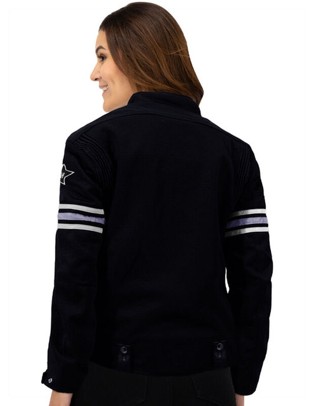 Chamarra Mujer Biker Con Proteccion Negro Roose... image number null