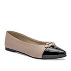 Been Class Balerina para mujer beige negro